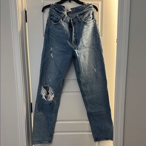 Abercrombie & Fitch The Dad High Rise Jeans